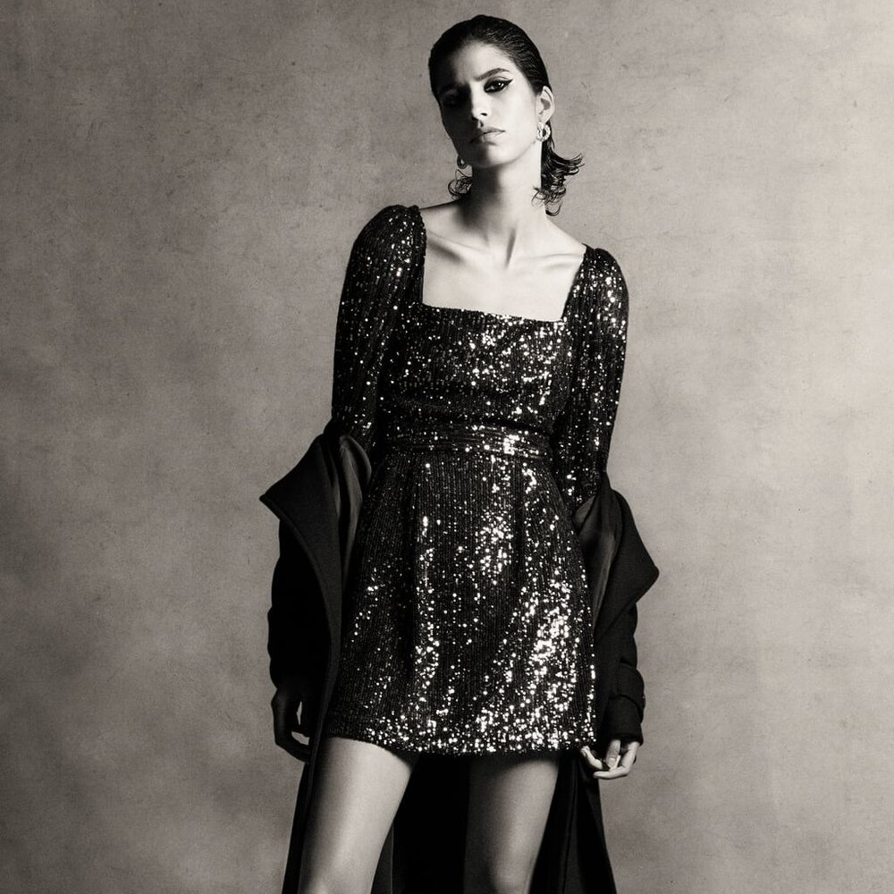 Zara Sequin Mini Dress - Picture 11 of 15
